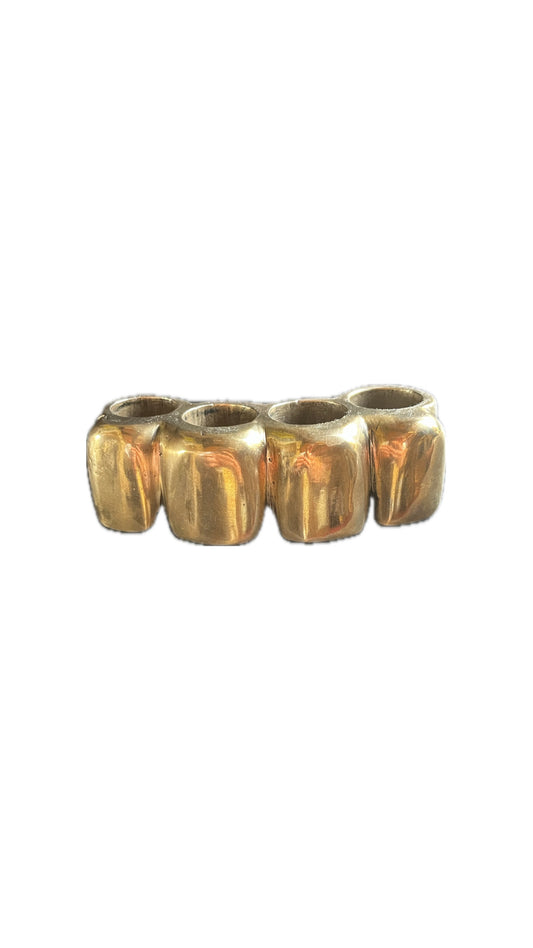 BRASS TEETH KNUCKLES