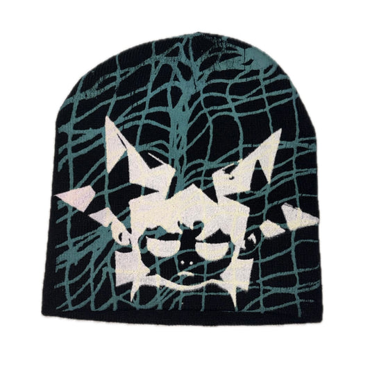 3THR BOY Skull Cap Pink & Green